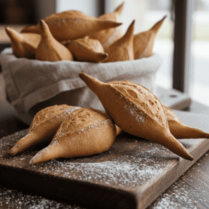 Organic mini Baguette 50-60 gram tip end