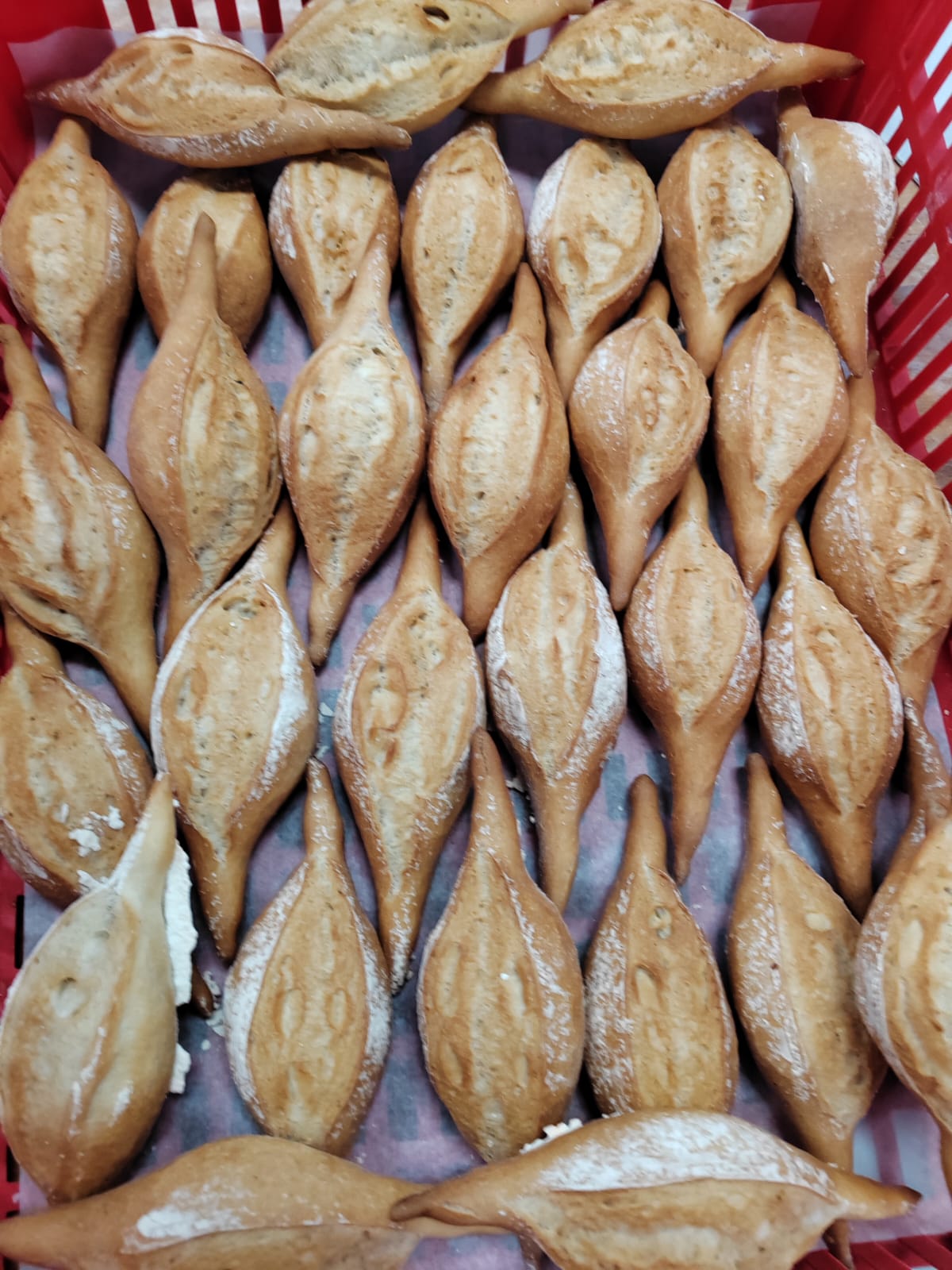 Organic mini Baguette 50-60 gram tip end - Image 2